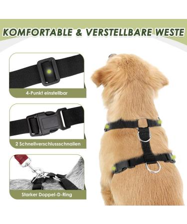 Slowton Dog Harness with Safety Belt for Car - Breathable Durable Red XXXS | Includes 2 Carabiner Hooks - Buy Online on GoSupps.com