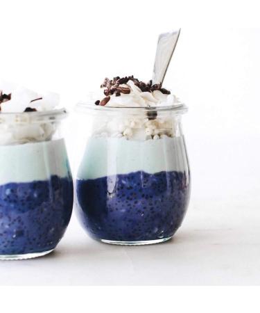 Blue SPIRULINA/Butterfly Pea - Ocean Latte Mix - POPJOY - W/AYURVEDIC Herbs - Buy Online on GoSupps.com