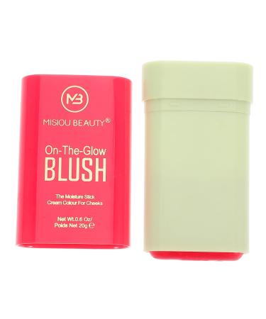 OFFIGAM Reversible Blush Natural Makeup Colors for Cheeks and Lips Precise Application Suitable for Matte and Radiant Skin Types for Day and Evening Looks