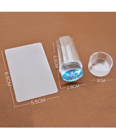 Buy Lurrose Nail Tools 3PC Nail Art Stamping Kit with Transparent Gel Silicone Stamper & Schaber | DIY Nail Decor International Shipping - Buy Online on GoSupps.com