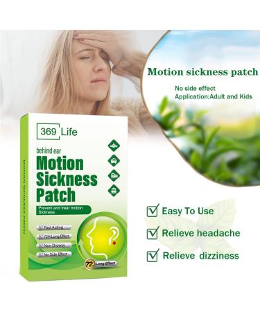 KUNHAOH Motion Sickness Patches | Waterproof & Non-Drowsy | 24 Count Pack | Sea Sickness Relief - Buy Online on GoSupps.com