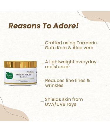 READ QURA Turmeric Healing Day Cream Reduce dark spots and hyperpigmentation Restore Natural Radiance with Turmeric and Gotu Kola Extract 40 gms - Buy Online on GoSupps.com