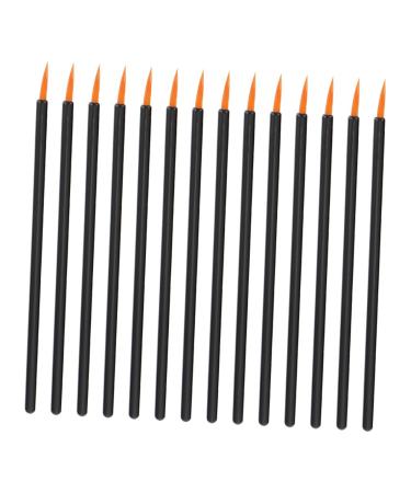 Didiseaon 100pcs Disposable Eyeliner Brush Makeup Practical Eyeliner Brush Makeup Tools Artificial 9x6.5cm Black