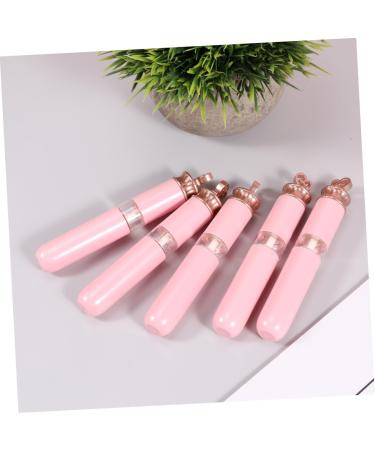 SOIMISS 5 pi ces Tubes Gloss L vres Plastique Vide Forme de C ur R utilisables et Rechargeables pour Liquide L vres DIY Flacons Portables Rose - Buy Online on GoSupps.com