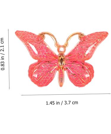 VILLCASE 250 Pcs Butterfly Charms for Bracelet Making Butterfly Charms for Jewelry Making Diy Crafting Butterfly Charms Butterfly Charms for Diy Post Brackets Crystal Beads Wedding Plastic - Buy Online on GoSupps.com