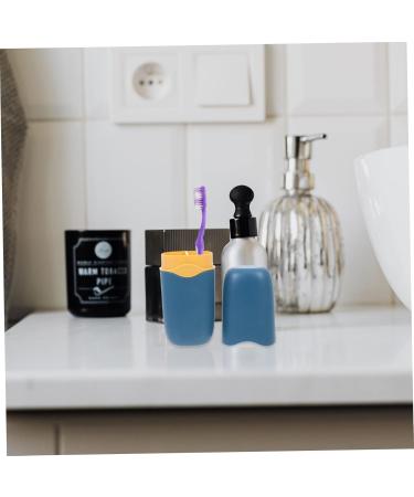 Portable Raccoon Travel Toothbrush Cup Set - 2 Pieces Washbeaker Storage for Toothpaste & Brushes - Buy Online on GoSupps.com