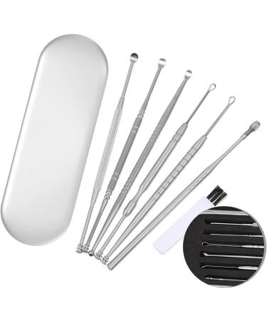 FOMIYES Stainless Steel Ear Spoon Set - Portable Ear Wax Removal Tools | Practical Ear Cleaning Kit | International Shipping Available - Buy Online on GoSupps.com