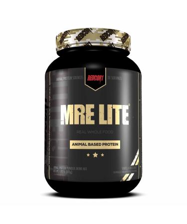 Redcon1 MRE Lite Protein Powder - Animal Based Protein, Contains No Whey, No Bloating, Keto Friendly, 2G Sugar, 24G Protein Meal Replacement - (Vanilla Milkshake) Vanilla Milkshake 1.92 Pound (Pack of 1)