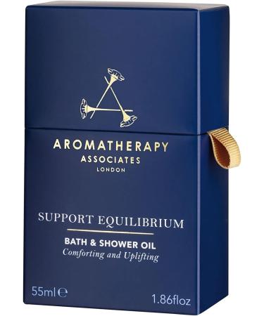 Aromatherapy Associates Support Equilibirum Bath & Shower Oil 55ml - Essential Oil Cleanser with Geranium Rose & Frankincense Frankincense Rose Geranium 55 ml (Pack of 1) - Buy Online on GoSupps.com