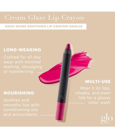 Glo Skin Beauty Cream Glaze Lip Crayon - Dahlia Grape Berry Glossy Crayon Lipstick | 6 Stunning Shades - International Shipping Available - Buy Online on GoSupps.com