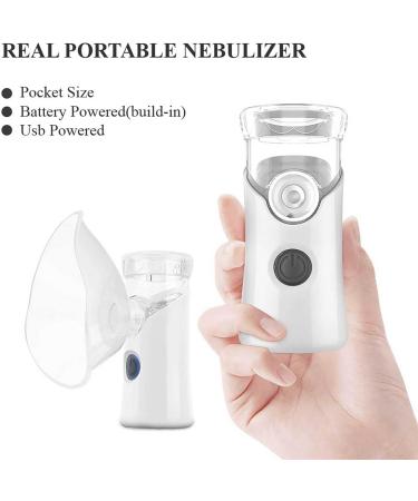 Sweluxe Portable Nebulizer: Ultrasonic Handheld Mesh Nebulizer for Kids and Adults - Personal Steam Inhaler for Home and Travel - Buy Online on GoSupps.com