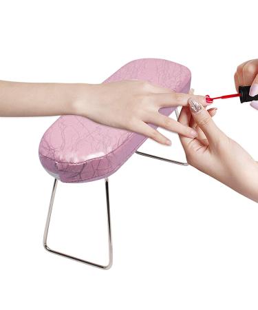 LXIANGN Nail Arm Rest - Pink Microfiber Leather Manicure Hand Pillow for Nails Salon - Buy Online on GoSupps.com