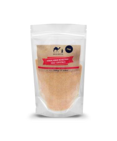 Silk Route Spice Company Fine Himalayan Rose Pink Salt Resealable Pouch 1.1lb 1.105 Pound