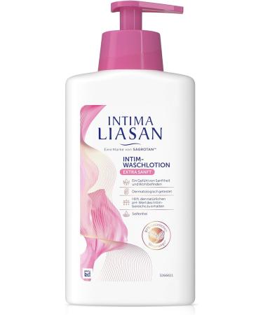 Intima Liasan by Sagrotan - Extra Gentle Intimate Wash Lotion | Alcohol-Free Soap-Free Dye-Free | 500 ml for Sensitive Skin - International Shipping - Buy Online on GoSupps.com