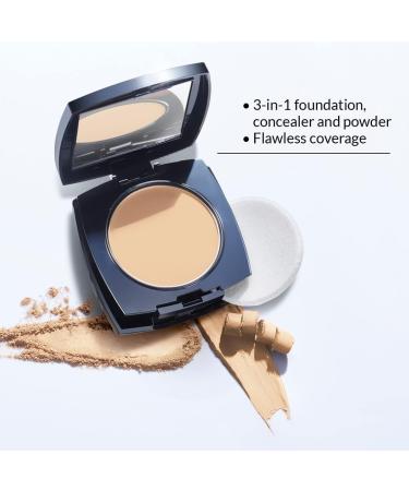 Avon True Flawless 3-in-1 Cream to Powder Compact Concealer, Foundation & Powder - Light Ivory 9g (Pack of 1) - Buy Online on GoSupps.com