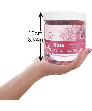 Premium Rose Bath Salt 1.2LB - Natural Essential Oil & Extract for Relaxation Sleep Spa & Body Care - Aromatherapy Wellness - Buy Online on GoSupps.com