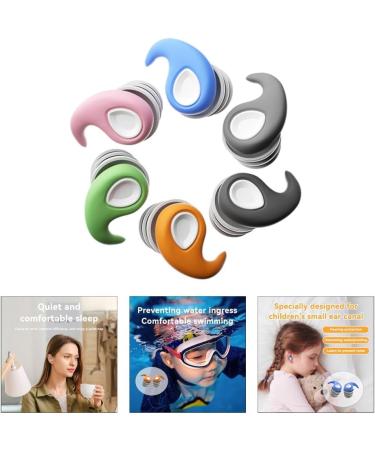 HIOPOIUYT NEW Silicone Earplug Sleep Noise Ear Plugs Noise Canceling Noise Reduction Soundproof Soft AntiSlip 1 Set - Buy Online on GoSupps.com
