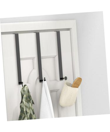 Housoutil Stainless 4 Pcs Door Hook Wall Mounted Clothes Hanger Hooks for Hats Towel Hanger Door Hanger Porch Cloth Hook - Buy Online on GoSupps.com