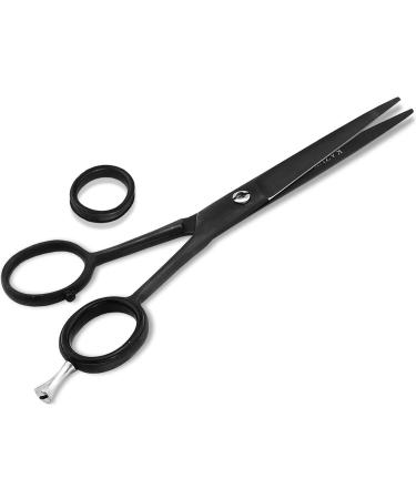 Premium hair scissors hairdressing scissors Professional-line hair cutting scissors extra sharp for a perfect haircut made of high-quality stainless steel (6 inch / 15.24 cm hair shear black) 15.24 cm (1-pack) hair scissors
