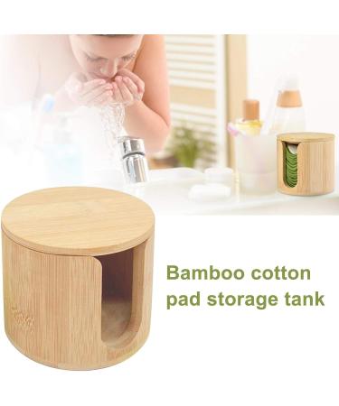 /L Reusable Makeup Remover Pads Bamboo Cotton Pads With Storage Bag And Bamboo Storage Box good-looking - Buy Online on GoSupps.com