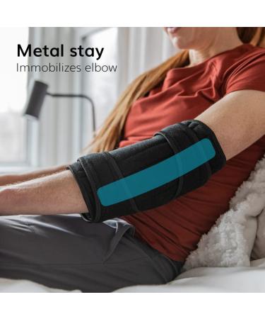 BraceAbility Cubital Tunnel Syndrome Brace - Elbow Pain Splint for Tennis Golfer's Tendonitis Ulnar Nerve Arthritis Support & Recovery - L/XL - Buy Online on GoSupps.com