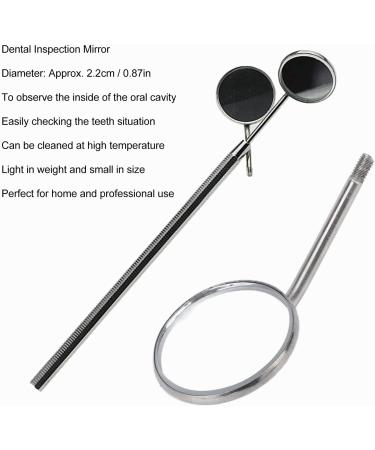 10 PCS Stainless Steel Mirror Replacement Heads - Teeth & Eyelash Extension Inspection 2.2 cm Diameter - Buy Online on GoSupps.com