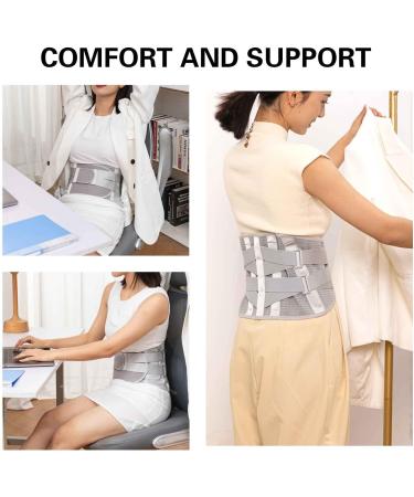 Gowhods Lumbar Support Belt with Removable Pad - Back Brace for Pain Relief | Herniated Disc Support | Unisex Waist Trimmer for Sports and Office - L/XL - Buy Online on GoSupps.com