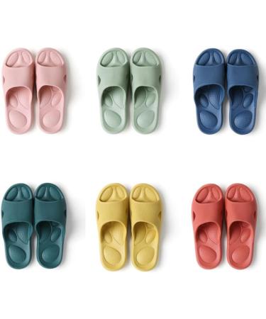 Unisex Bright Colored Open-Toe Sandals - Professional Non-Slip Shower Slippers Comfortable for Bathroom Use - Buy Online on GoSupps.com