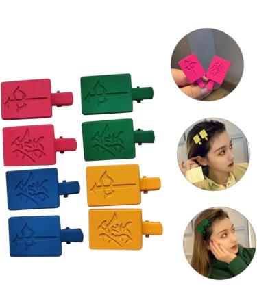 12 Pairs mahjong hairpin hair accessories for women hair charms hair sticks fashion hair clips metal barrettes funny hairpins vintage headwear girls headdress cute bang clip alloy - Buy Online on GoSupps.com