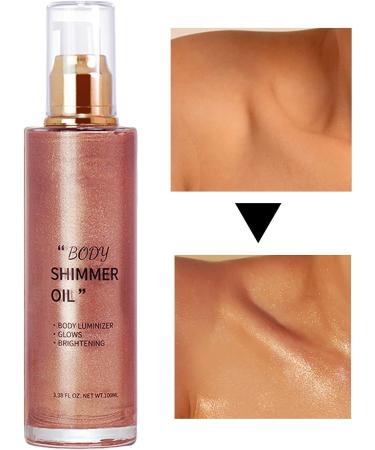 Huile De Corps Scintillant Liquide D' clat De Lueur Amplificateur De Lueur Corporelle Hydratation Durable Formule L g re Non Grasse 100 Ml Pour La Peau Rayonnante v nements Sp ciaux Util 1 unit (Lot de 1) - Buy Online on GoSupps.com