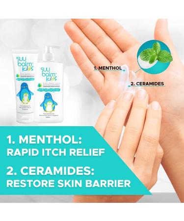 Suu Balm Kids Itch Relief Cream Menthol & Ceramide Moisturiser 75ml - Pack of 1 - Buy Online on GoSupps.com