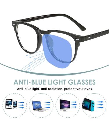 Shop Blue Light Filter Glasses for Men & Women - Anti-Fatigue Computer & Gaming Eyewear | Reduce Visual Stress & Protect Your Eyes - Buy Online on GoSupps.com