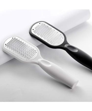 Stainless Steel Double-Sided Foot File - Hard Skin Removal Pedicure Tool (Black) | Premium Manicure Tools for Soft Feet - Buy Online on GoSupps.com