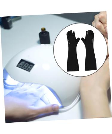 POPETPOP Gel Manicure Gloves 1 Pair Nail Gloves Fingerless Gloves Manicure Gloves Gel Nail Led Lamp Nail Art Tools Gloves Manicure Art Gloves Nail Art Gloves Dedicated Polyester Mj03 25X9X0.4CM - Buy Online on GoSupps.com