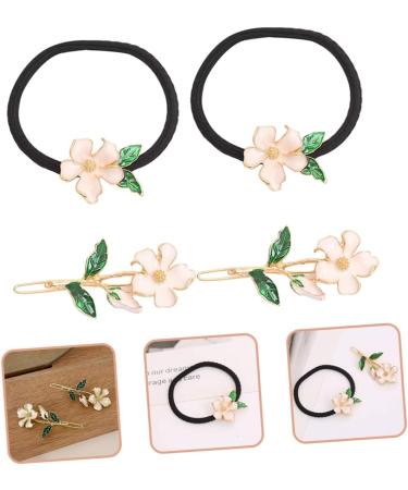 Beaupretty 1 Set hairpin hair barrettes for women elastic hair scrunchies girls hair tie girls hair band hair ties for girls clips for hair flower hair ties women's chic side clip alloy - Buy Online on GoSupps.com