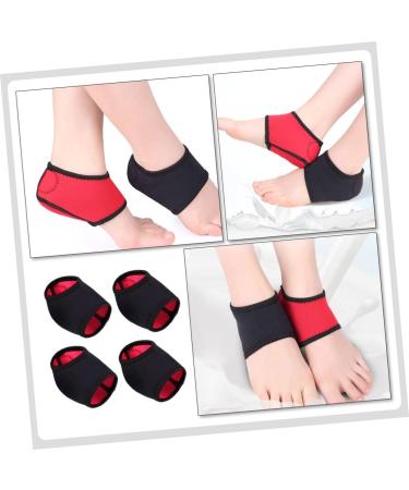 FRCOLOR Heel Socks - 8 Pairs Non-Skid Heel Covers & Pads for Men & Women - Protective Foot Support & Pressure Relief - Buy Online on GoSupps.com