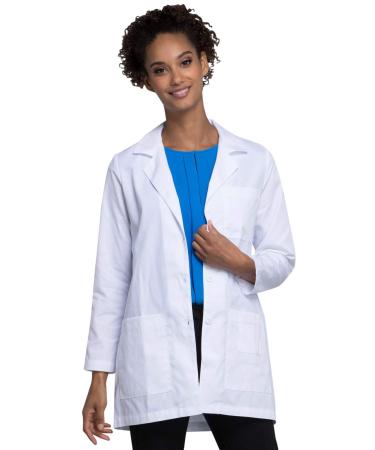 Cherokee Professionals Women Scrubs Lab Coats 32 346 Small White
