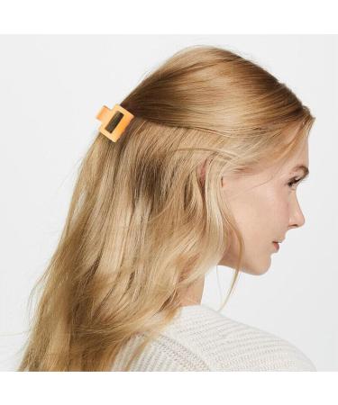 Small Claw Hair Clips for Thin Hair - 8pcs Matte Rectangle & Double Row Teeth Jaw Clips for Fine Hair - Buy Online on GoSupps.com