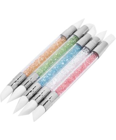 Changor Nail Art Dotting Tools | 5-Piece Brush Set for Magical Mirror Manicure | Kieselgel & Silikon Double-Ended Pens - Buy Online on GoSupps.com