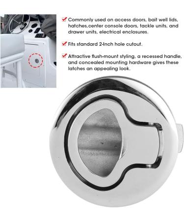 Stainless Steel 316 Marine Pull Latch - No Key Flush Boat Latch & Slam Lift Handle for Deck Hatch Hardware - Buy Online on GoSupps.com