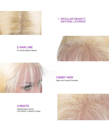 30 Inch 613 Lace Front Wig - Human Hair 13x4 HD Body Wave Blonde Wig with Pre-Plucked Hairline - Buy Online on GoSupps.com