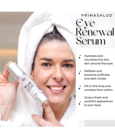 Eye Renewing Serum for Dark Circles & Tired Eyes | Hydrating Hyaluronic Acid Formula - 50ml - Buy Online on GoSupps.com