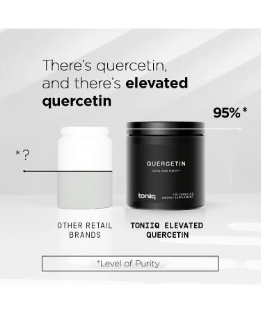 Highly Bioavailable Quercetin Capsules - 1000mg Per Serving - 120 Count - Pure Quercetin Supplement - Buy Online on GoSupps.com