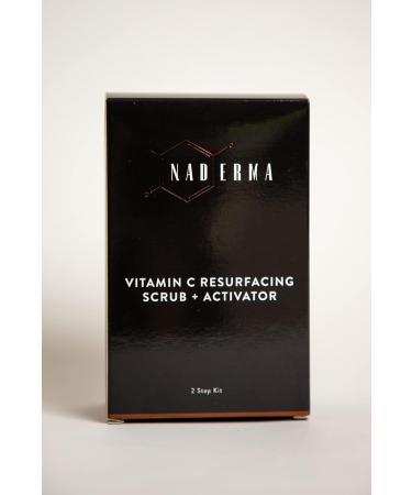 Naderma Vitamin C Resurfacing Scrub + Activator | Brightening Exfoliator for Radiant Skin | International Shipping Available - Buy Online on GoSupps.com