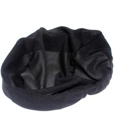 Buy Tosssper Black Mesh Elastic Wig Caps - Open End Fish Net Dome Hat for Women | Perfect Wig Accessories - Buy Online on GoSupps.com