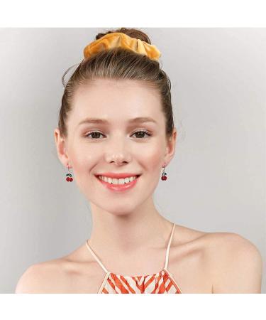 12-Piece Velvet Hair Rubber Bands with Zip Pocket - Stylish Elastic Hair Ties for Women & Girls | Perfect Gift & Hair Accessories - Buy Online on GoSupps.com