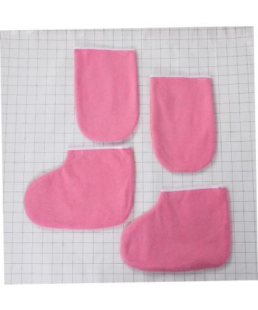 minkissy 4 Sets Leather Horn Boots Heat Wax Hand Cover Foot Spa Sock Wax Treatment Foot Cover Paraffin Bath Mitts Female Spa Gloves Wax Heat Foot Cover Paraffin Hand Cover Wax Heat Sock - Buy Online on GoSupps.com