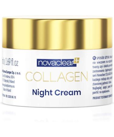 Collagen Night Cream - With Marine Collagen and Active Gold - Buy Online on GoSupps.com