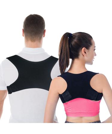JUUPLE Posture Corrector for Women and Men  Adjustable Back Brace with Back Straightener  Pain Relief and Posture Support for Neck/Back/Shoulder