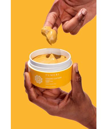 Turmeric Clay Mask with Vitamin C & Manuka Honey - Deep Cleansing Facial Mask for Skin Improvement & Scarring - 4.5 oz - Buy Online on GoSupps.com